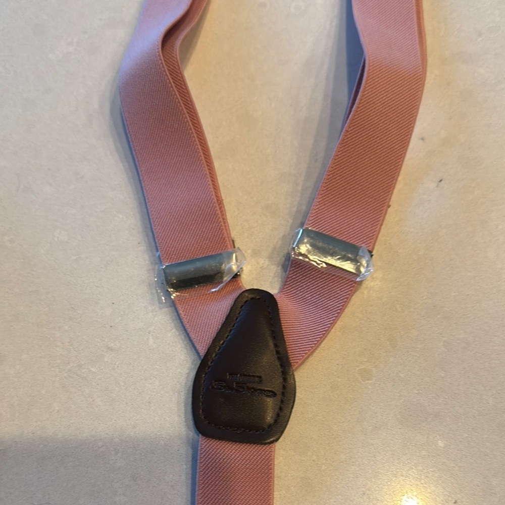 Ben Sherman Pink Suspenders